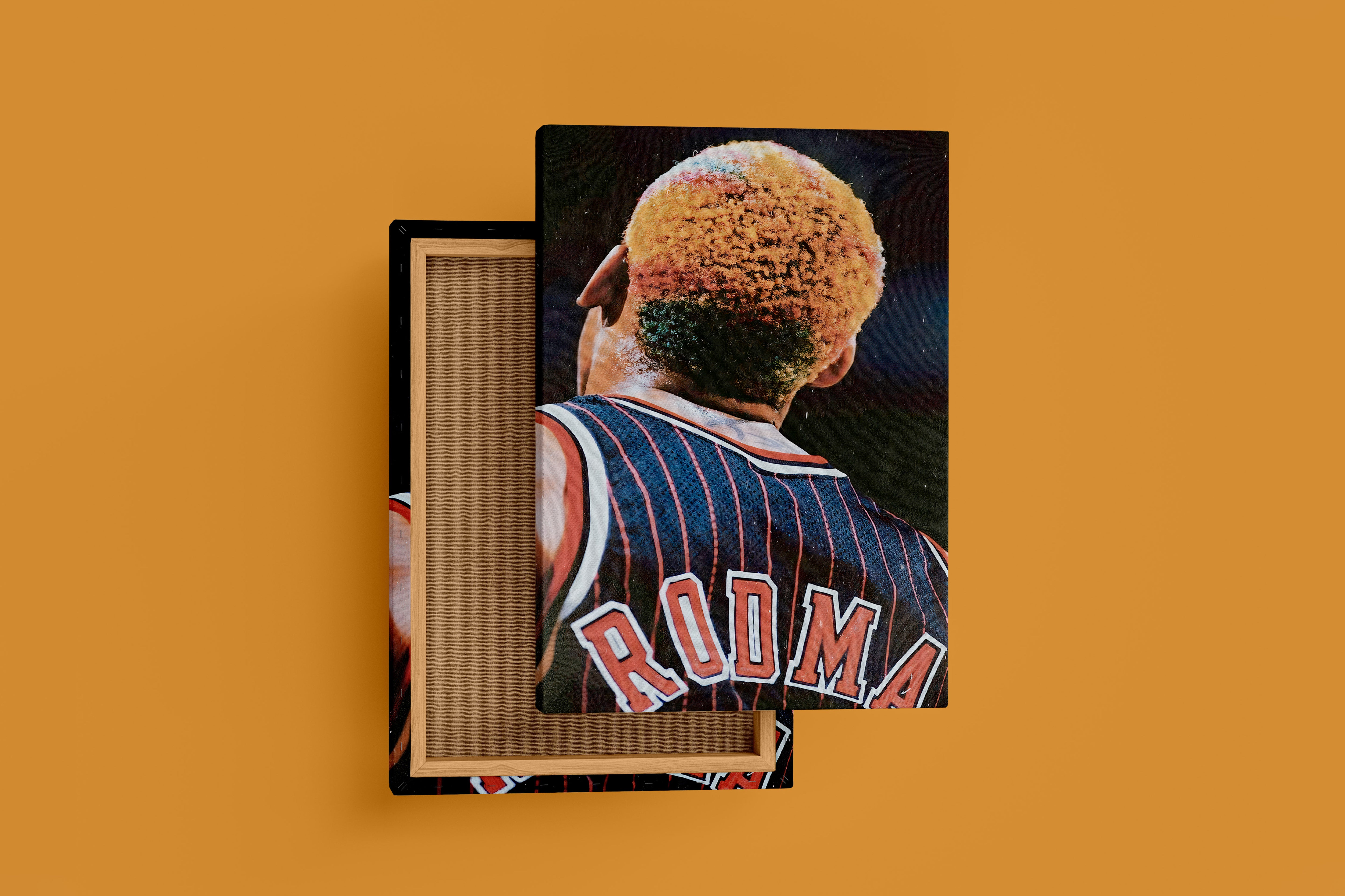 head model 2, dennis rodman, sport, kanvas tablo