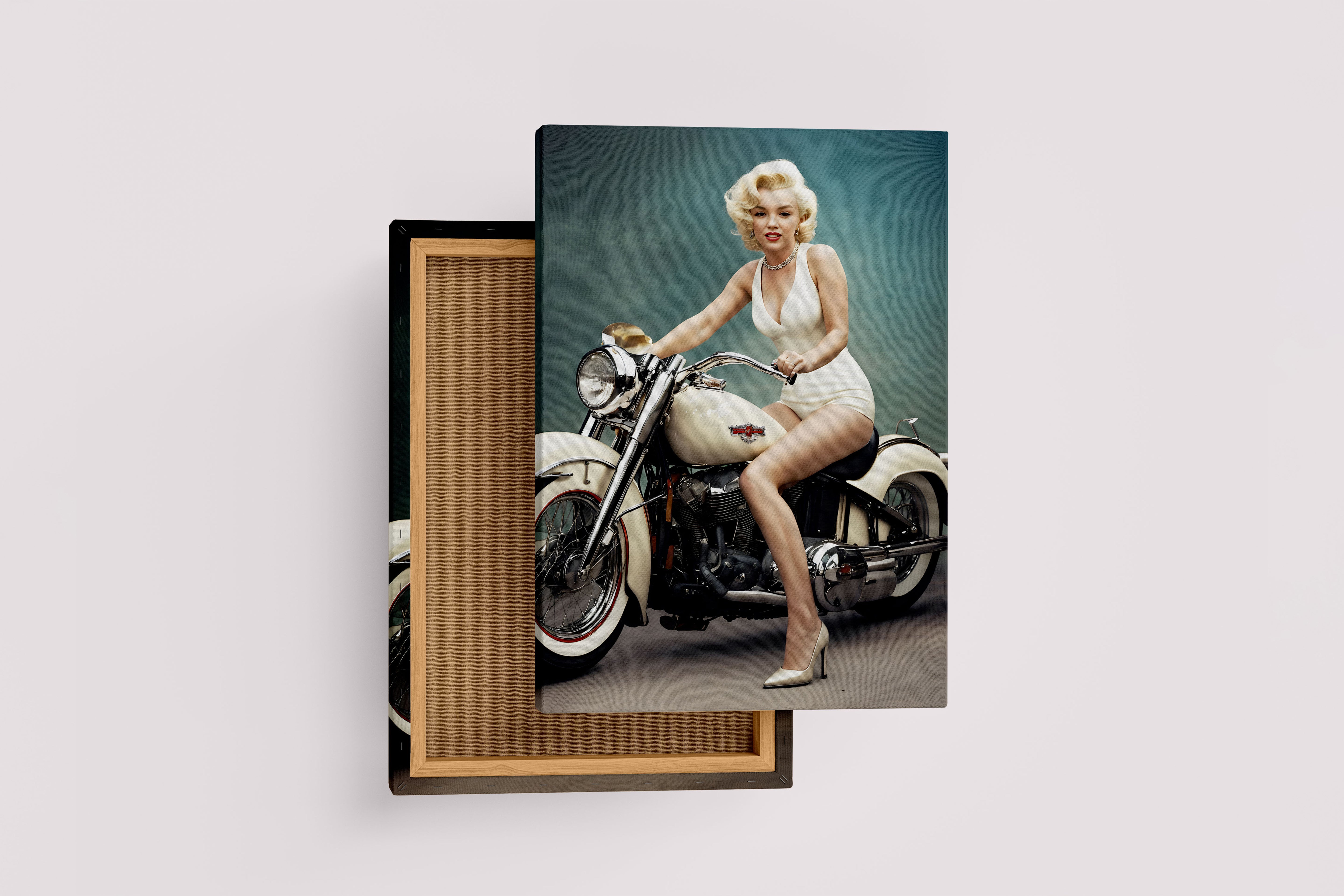 pop art, sanat, marilyn monroe, art, motosiklet, model, kadın, kanvas tablo