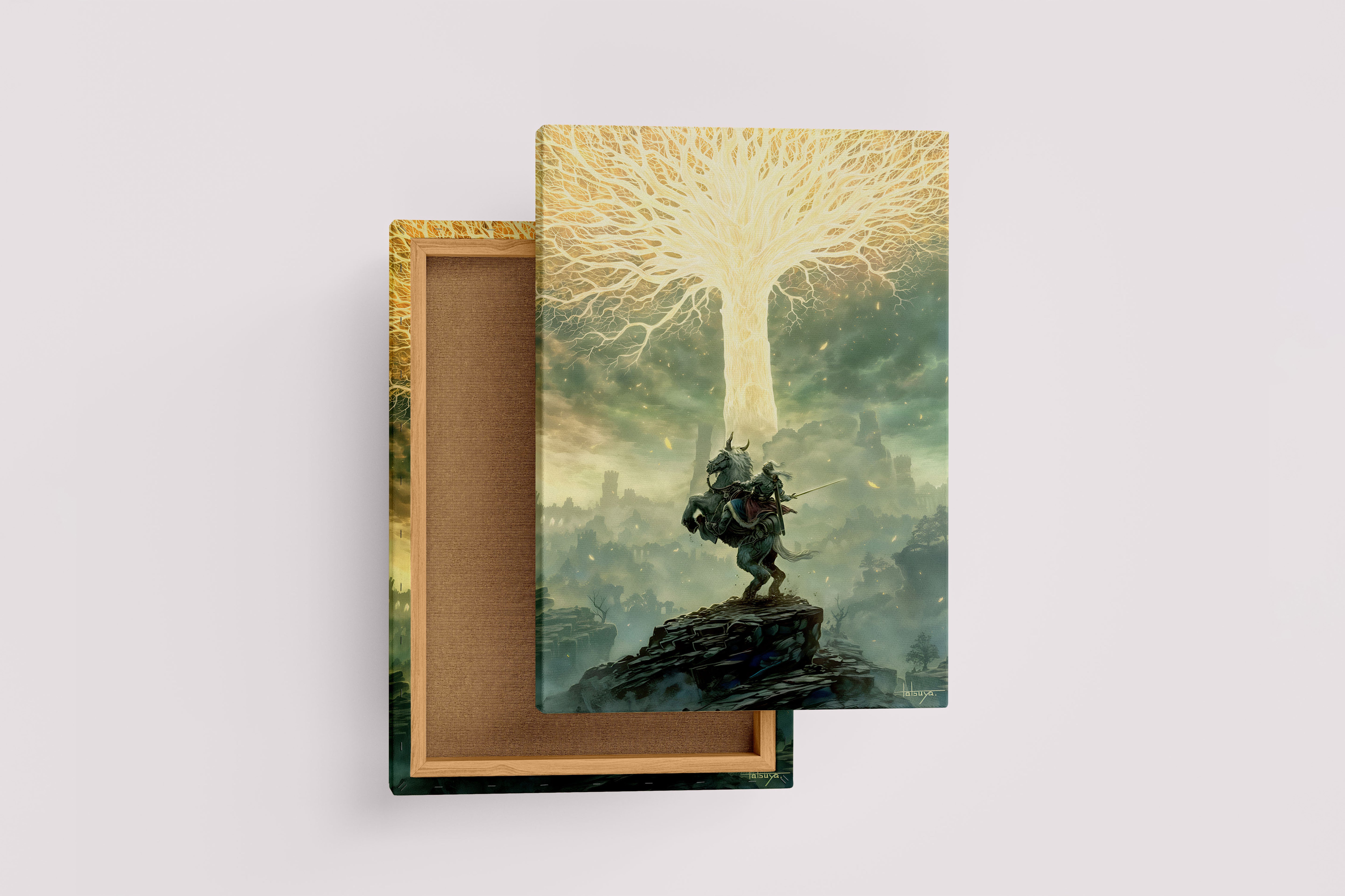 pc game, elden ring model 4, art, kanvas tablo