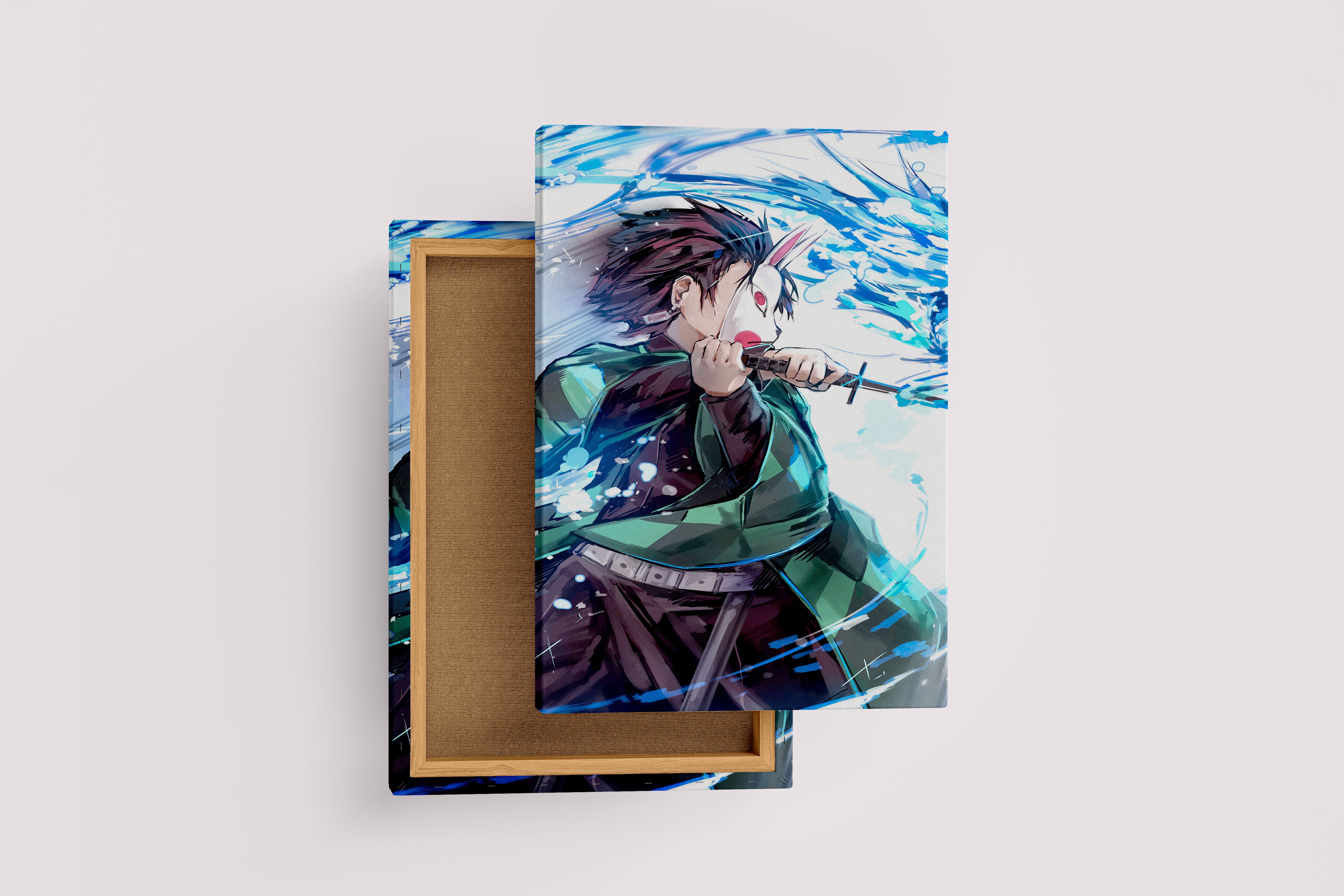 demon slayer model 6, series, anime, gaming art, art, kanvas tablo