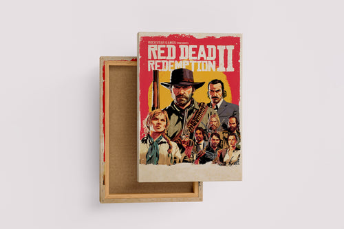 pc game, rdr 2 model 1, gaming art, art, kanvas tablo