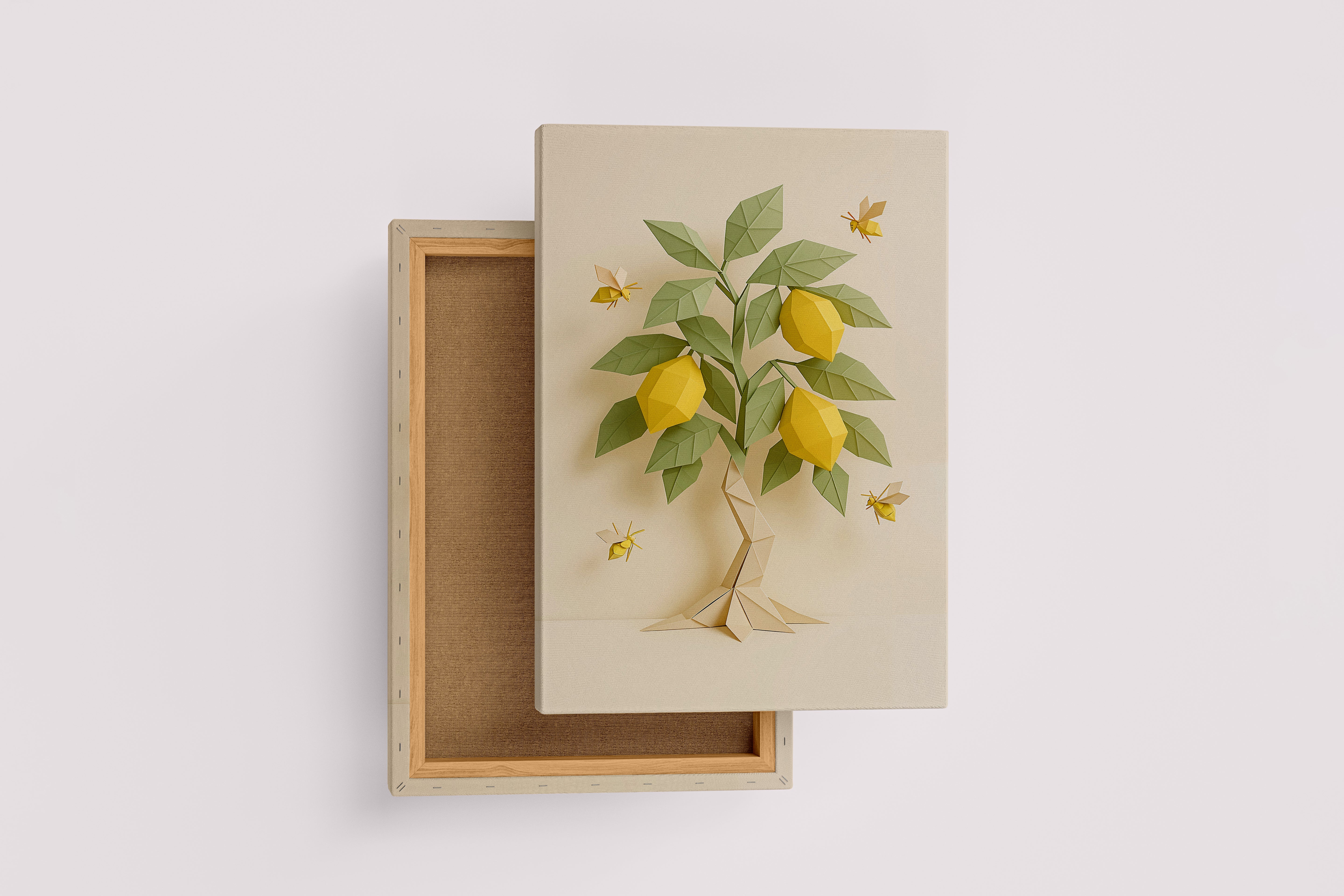 ai creation, lemon tree, ai art, art, kanvas tablo