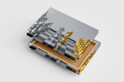 modern chess, art, kanvas tablo