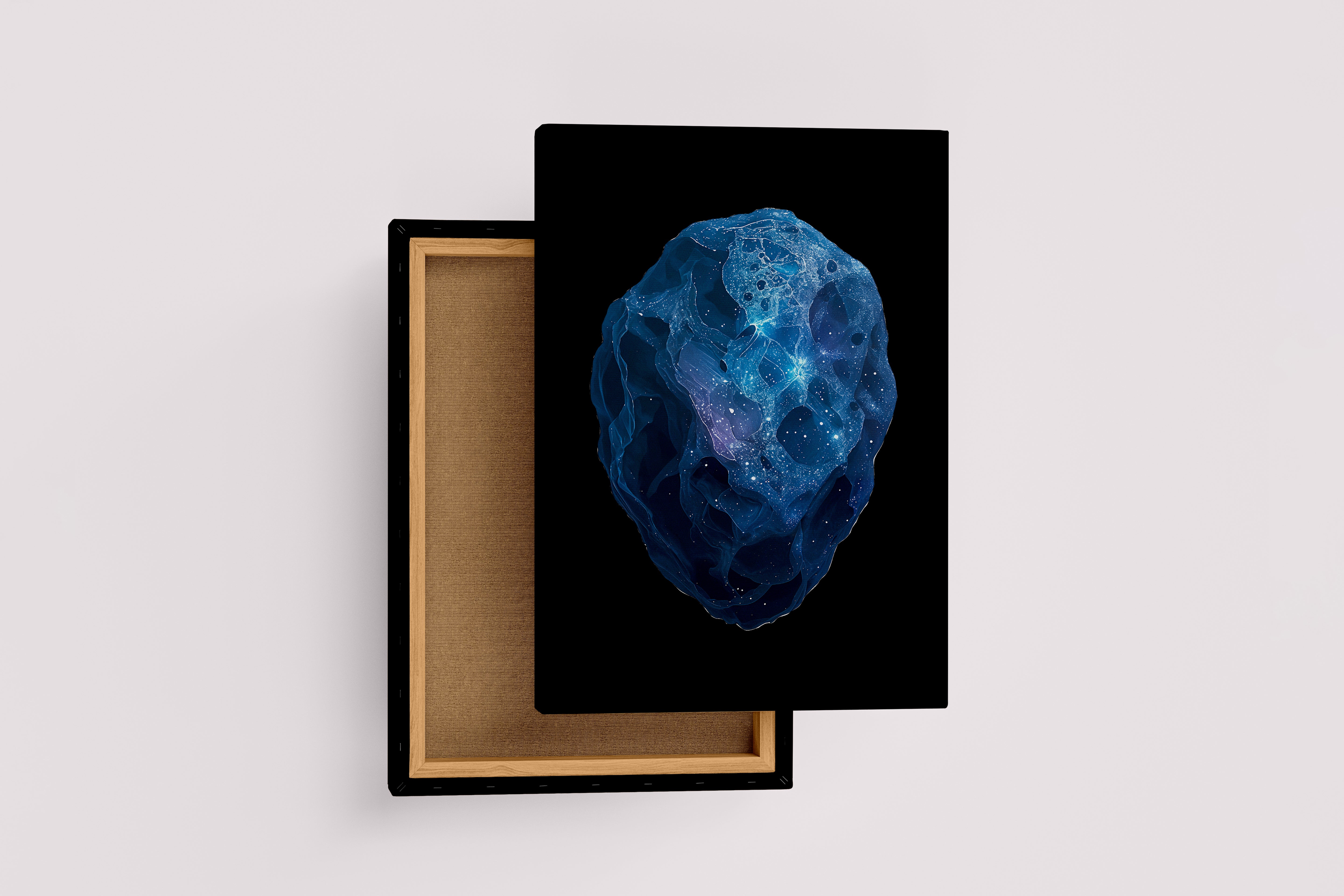 ai creation, giant asteroid, ai art, art, kanvas tablo