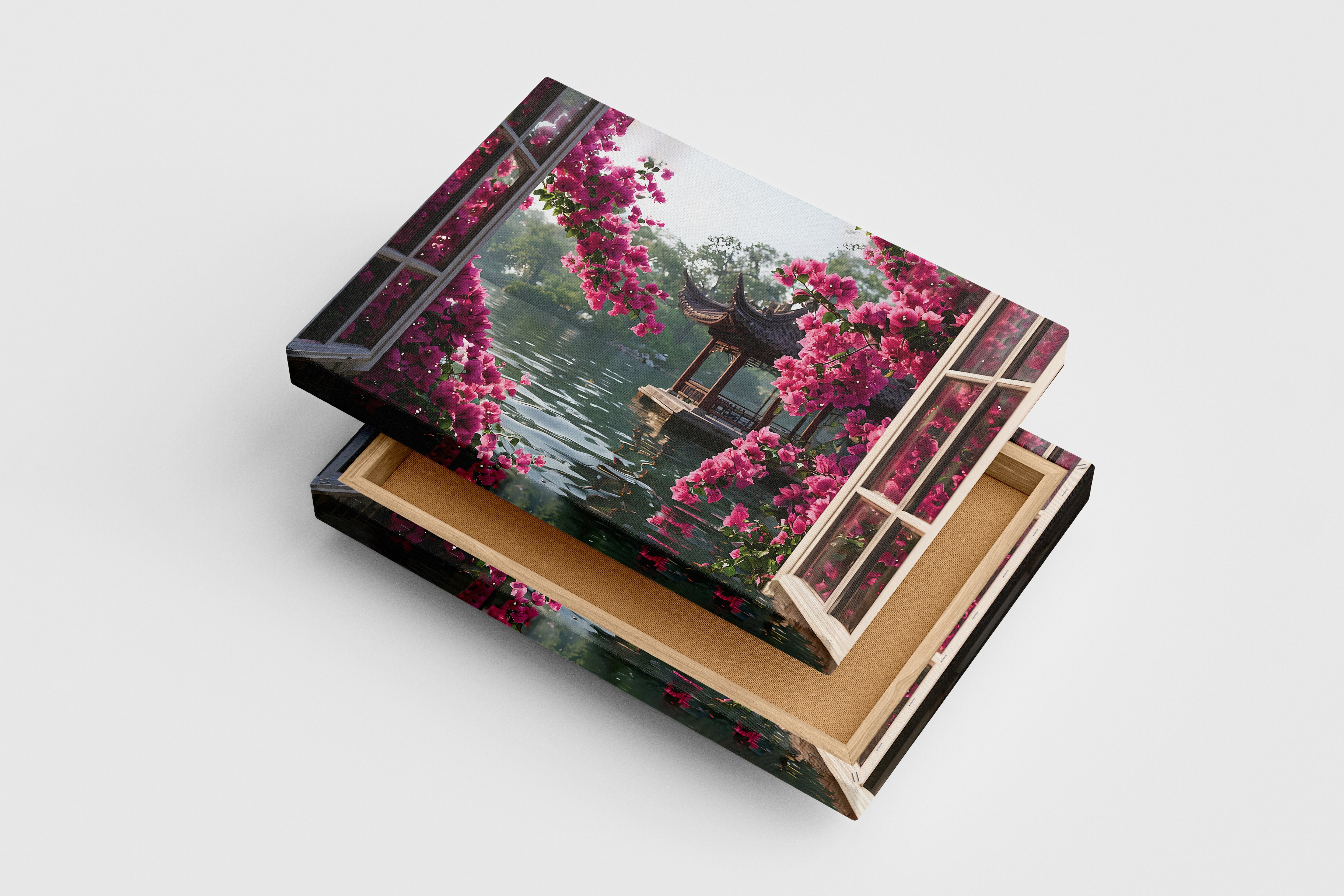 with window effect nearest view, art, kanvas tablo