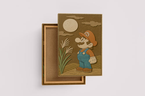 ai creation, mario world, ai art, art, kanvas tablo