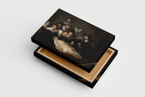 Rembrandt'ın Başyapıtı Doktor Tulp'un Anatomi Dersi Barok Sanatı Kanvas Tablo