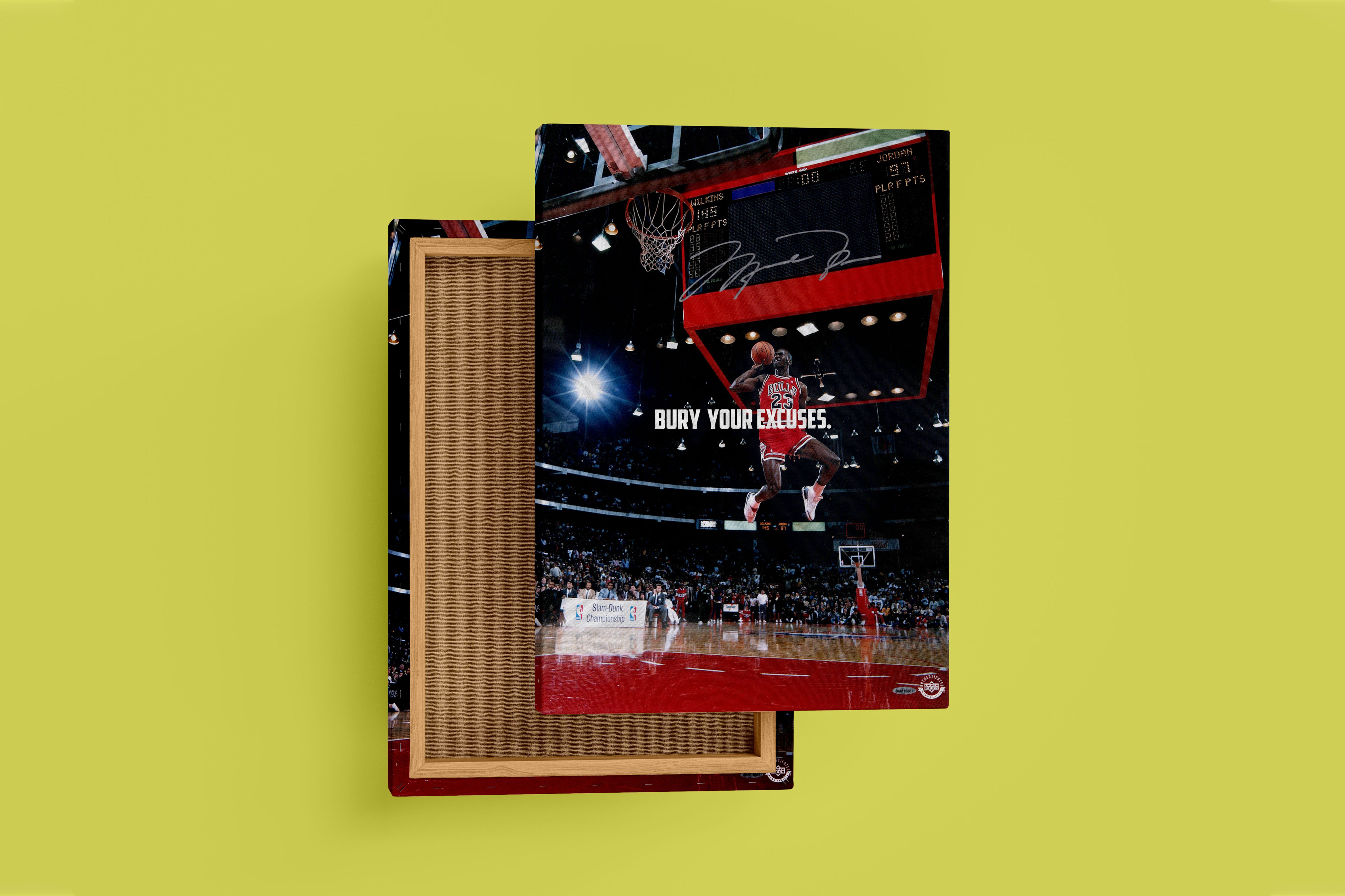 bury your excuses, michael jordan effective, sport, kanvas tablo
