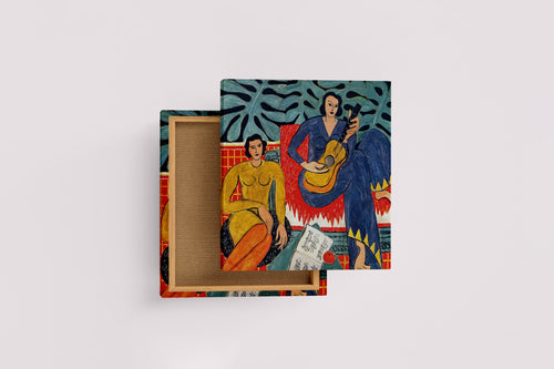 Henri Matisse'in Fovist Başyapıtı Müzik (La Musique) Modern Sanat Kanvas Tablo