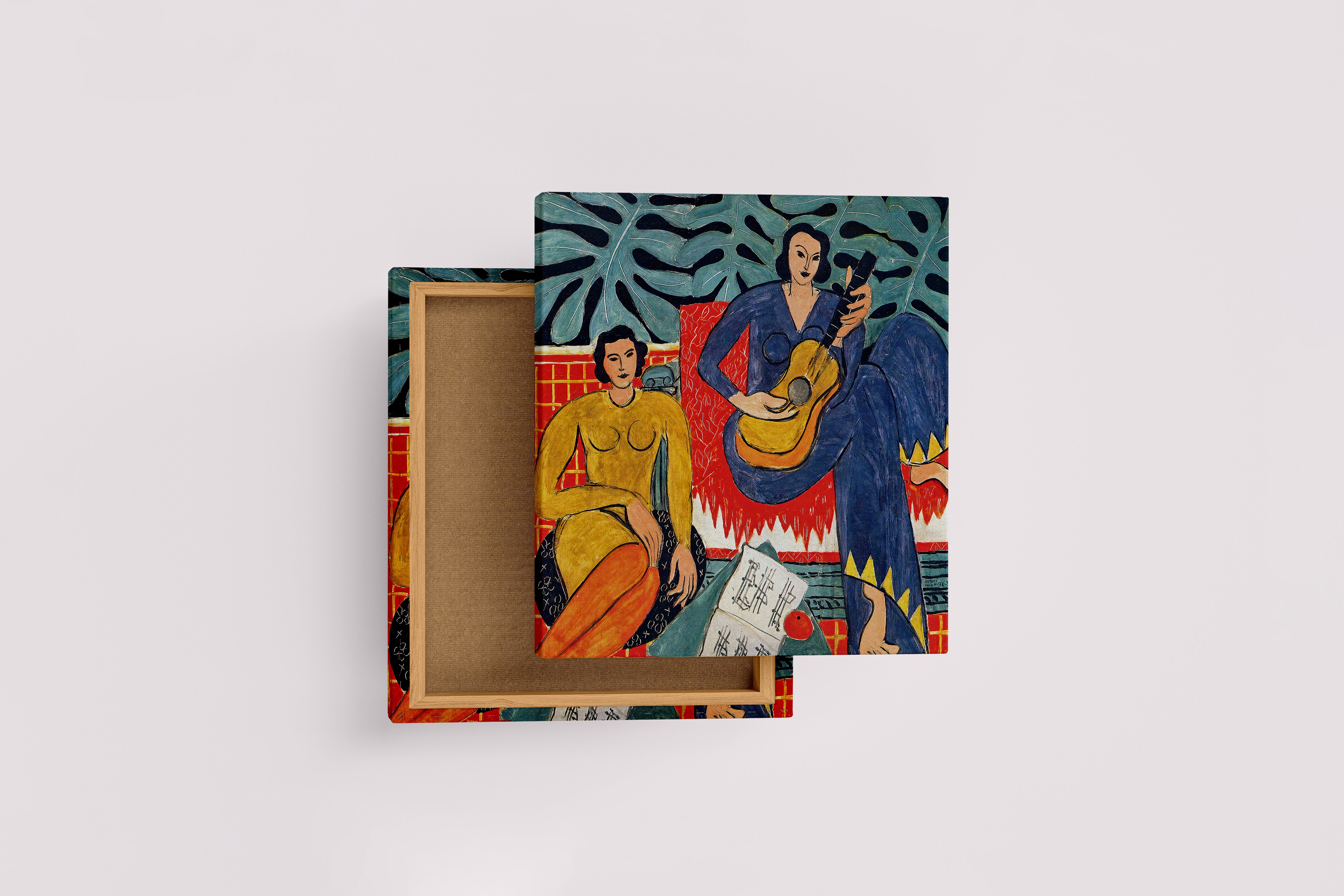 Henri Matisse'in Fovist Başyapıtı Müzik (La Musique) Modern Sanat Kanvas Tablo
