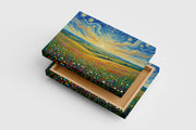 Van Gogh themed flower view, view, art, kanvas tablo