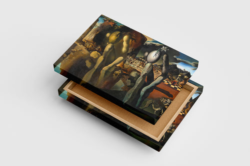 Salvador Dalí'nin Psikolojik Başyapıtı Narkissos'un Metamorfozu Sürrealist Kanvas Tablo