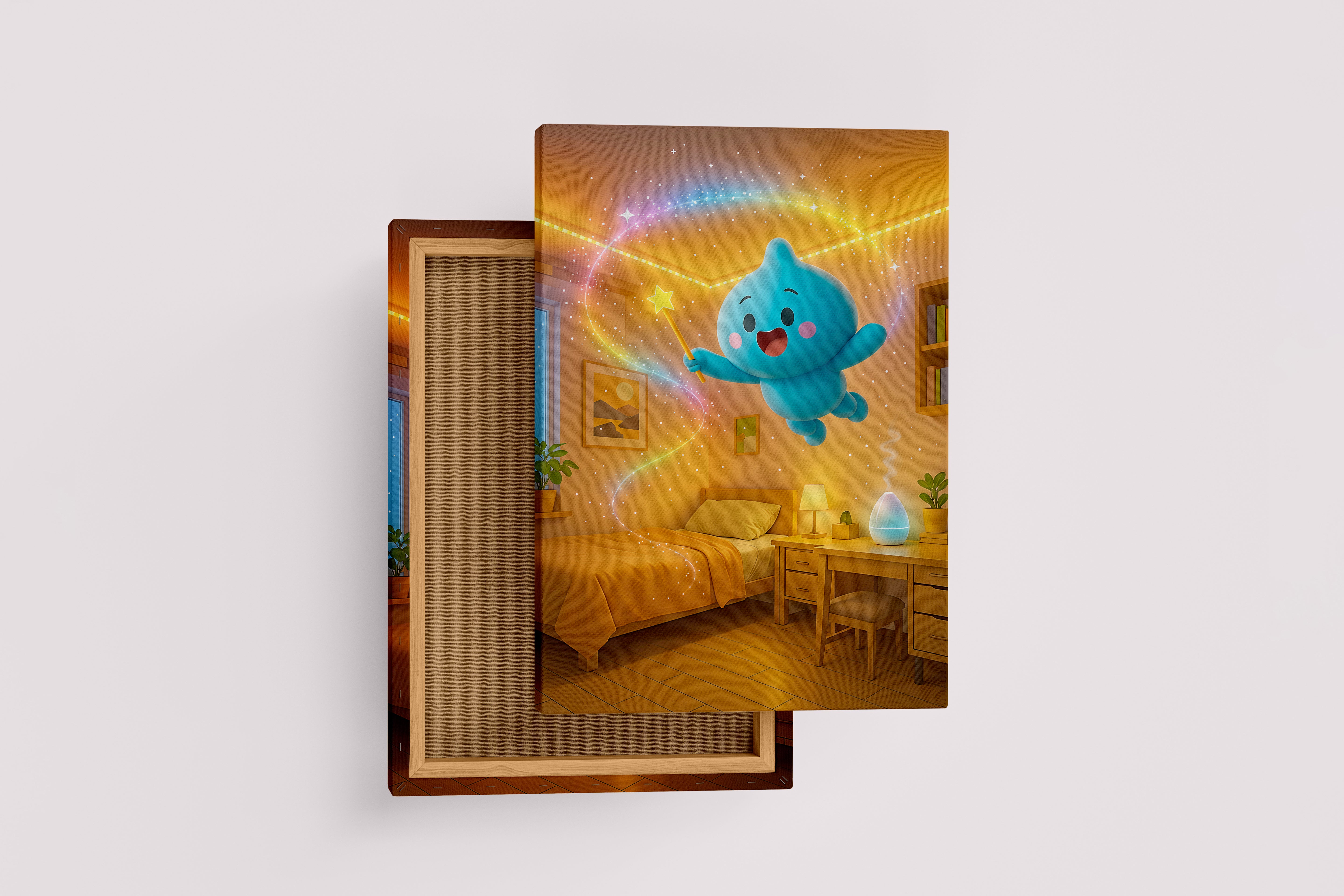 ai creation, magic minion, kid, ai art, art, kanvas tablo
