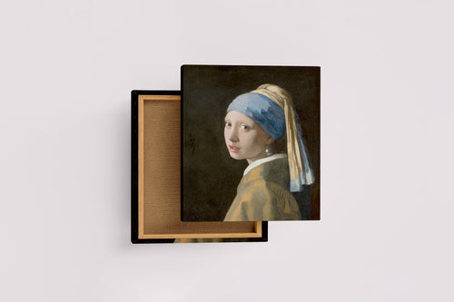 Vermeer'in Başyapıtı Kuzeyin Mona Lisa'sı İnci Küpeli Kız Hollanda Altın Çağı Kanvas Tablo