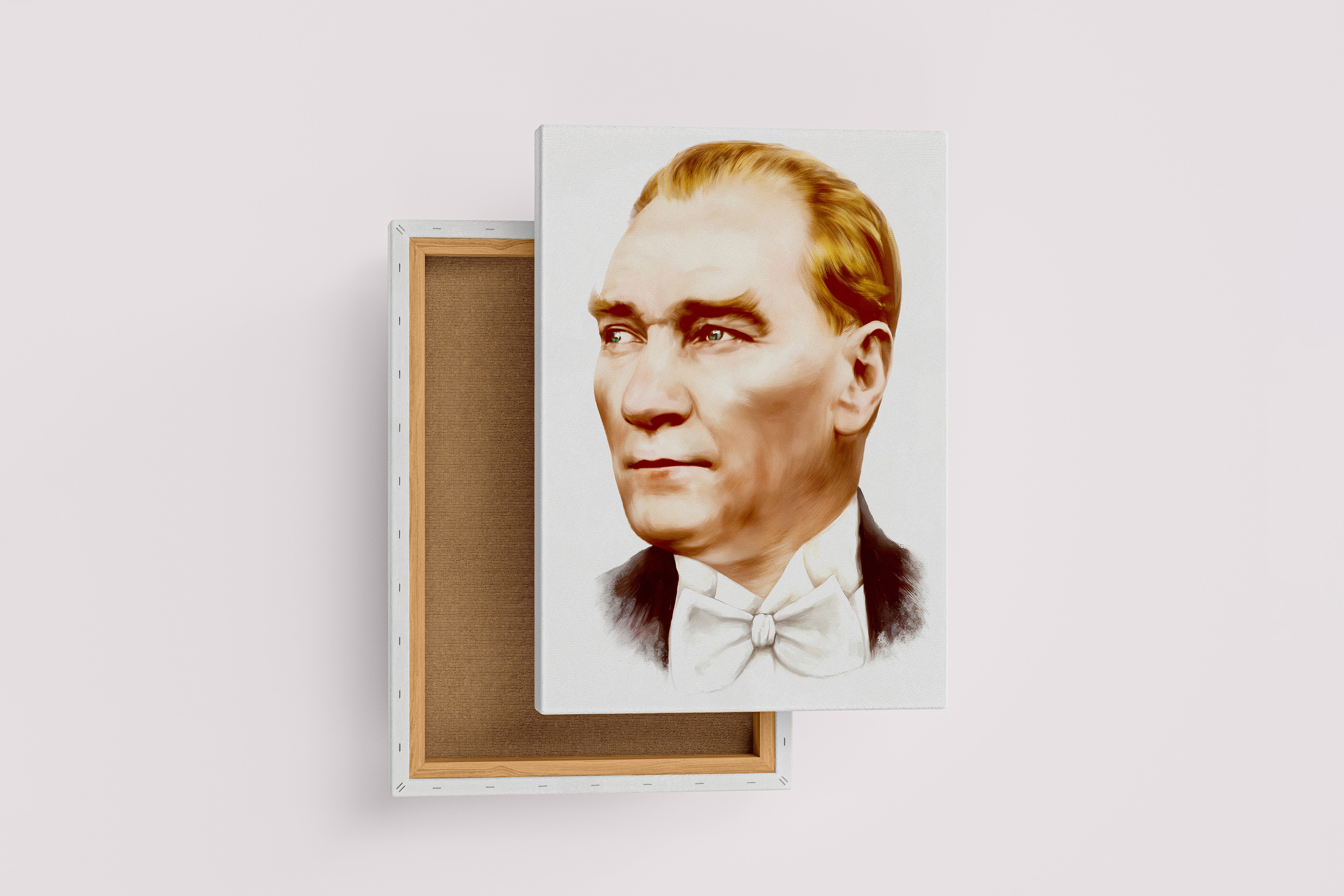 Atatürk portre model 2, art, kanvas tablo