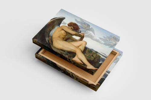 Alexandre Cabanel'in Asi Güzelliği Düşmüş Melek (Lucifer) Romantizm Akımı Kanvas Tablo