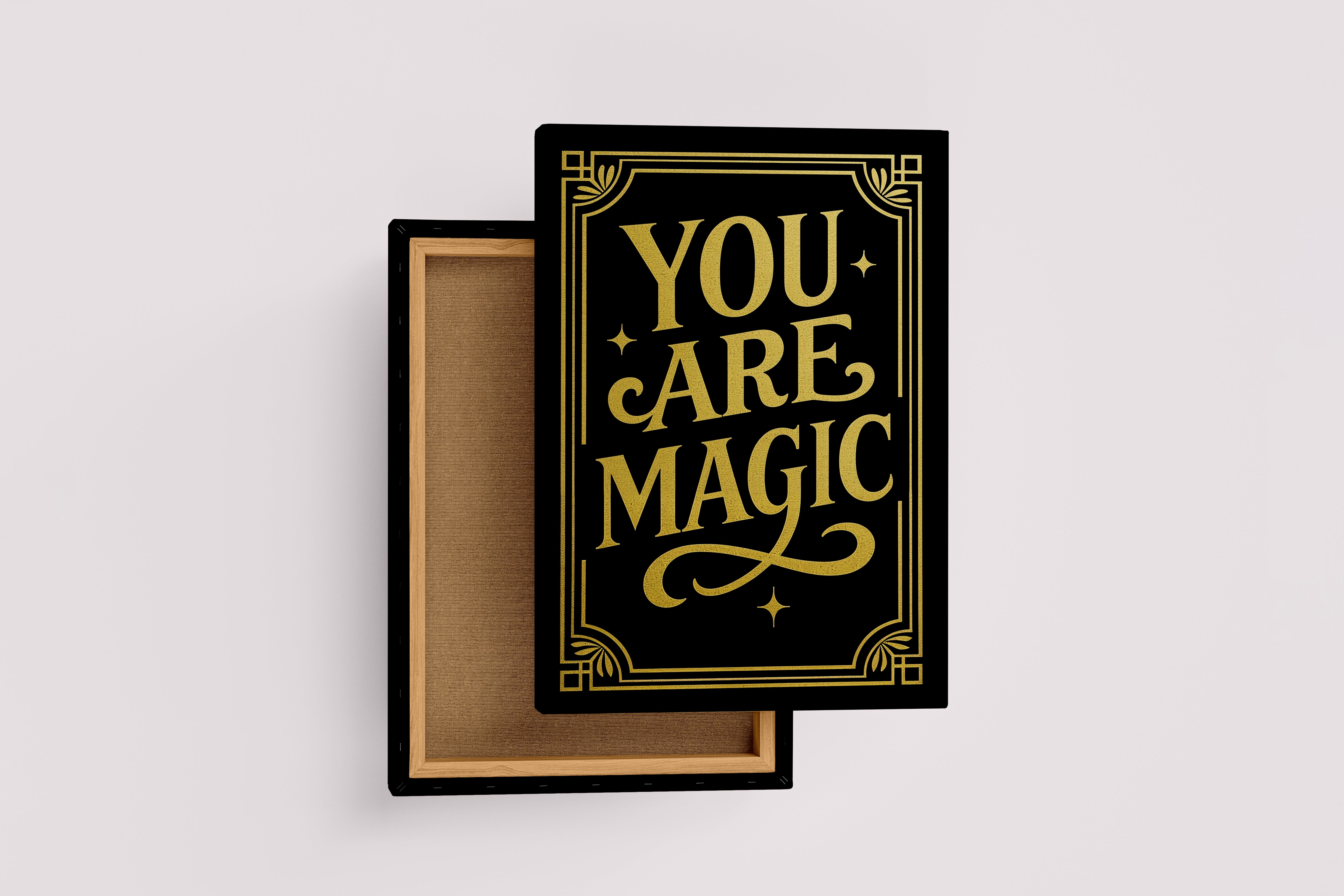 ai creation, you are magic, quote, ai art, art, kanvas tablo