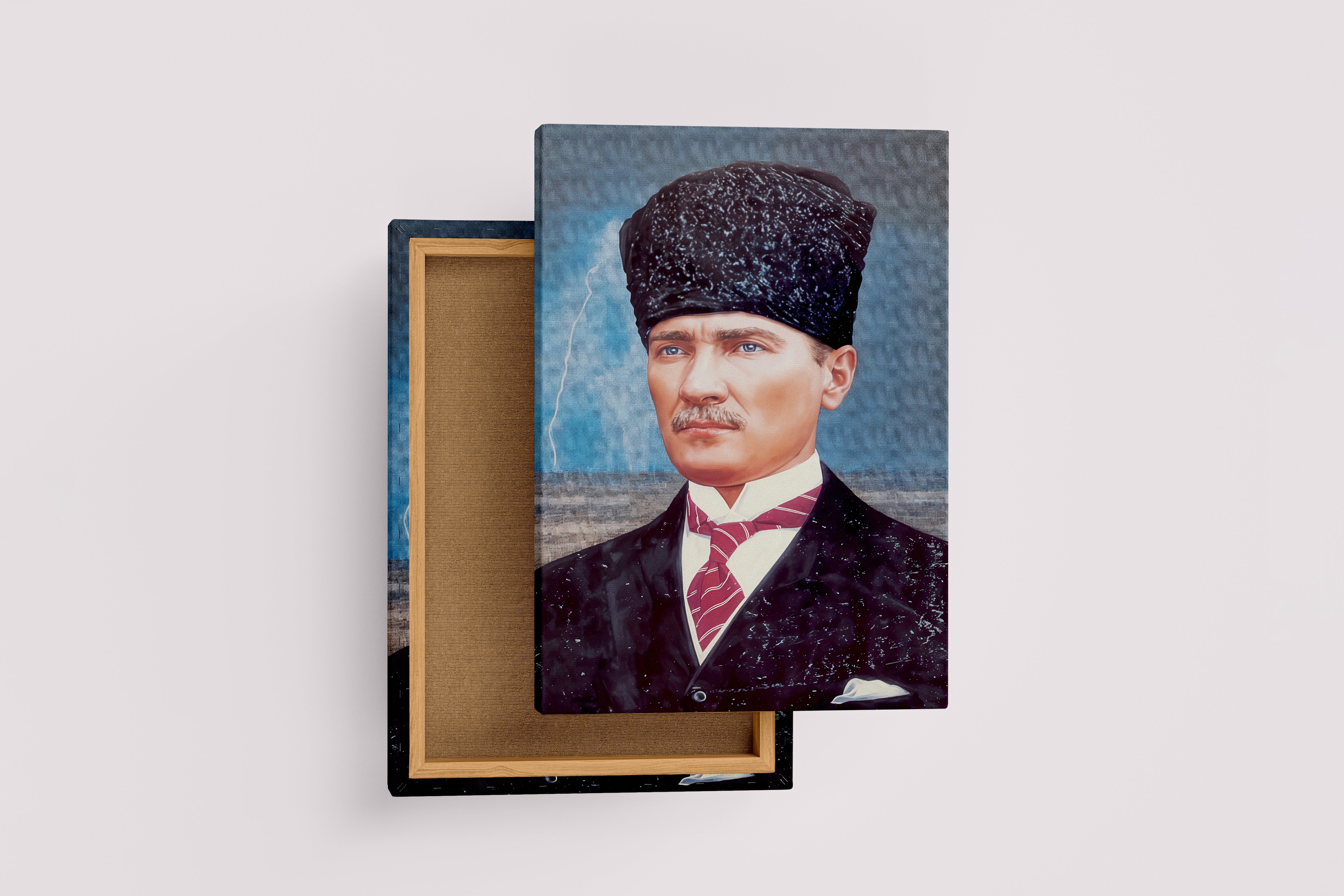 Atatürk portre model 5, art, kanvas tablo