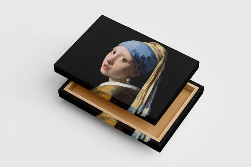 Johannes Vermeer'in Gizemli Başyapıtı İnci Küpeli Kız Barok Sanatı Kanvas Tablo