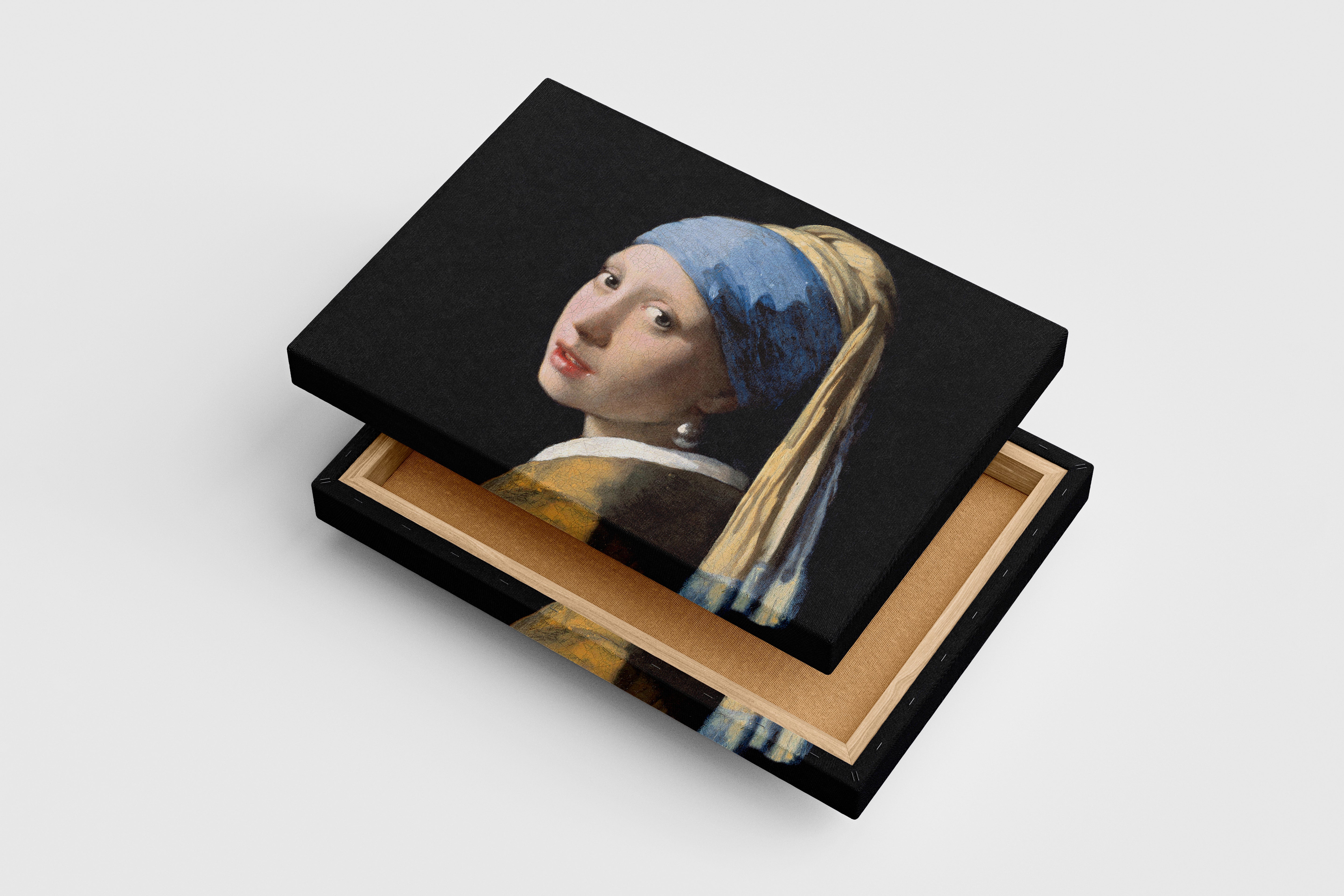 Johannes Vermeer'in Gizemli Başyapıtı İnci Küpeli Kız Barok Sanatı Kanvas Tablo