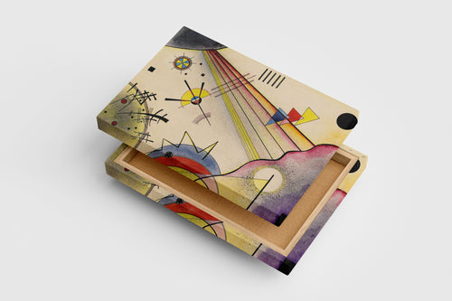 Wassily Kandinsky Ağır Kırmızı (Schweres Rot) Bauhaus Dönemi Kanvas Tablo