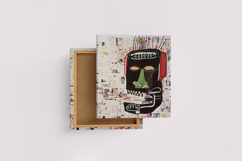Jean-Michel Basquiat'nın Ham Enerjisi Untitled (Baş) Neo-Ekspresyonist Kanvas Tablo