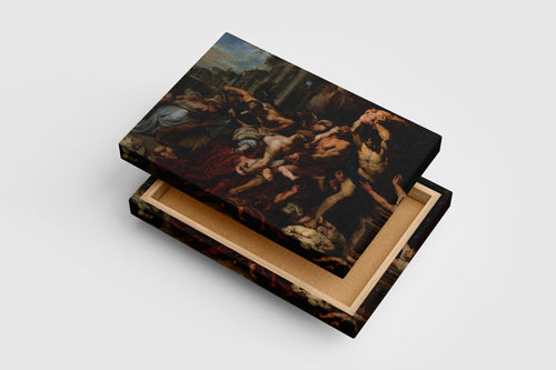 Peter Paul Rubens'in Sarsıcı Başyapıtı Masumların Katliamı Barok Kanvas Tablo