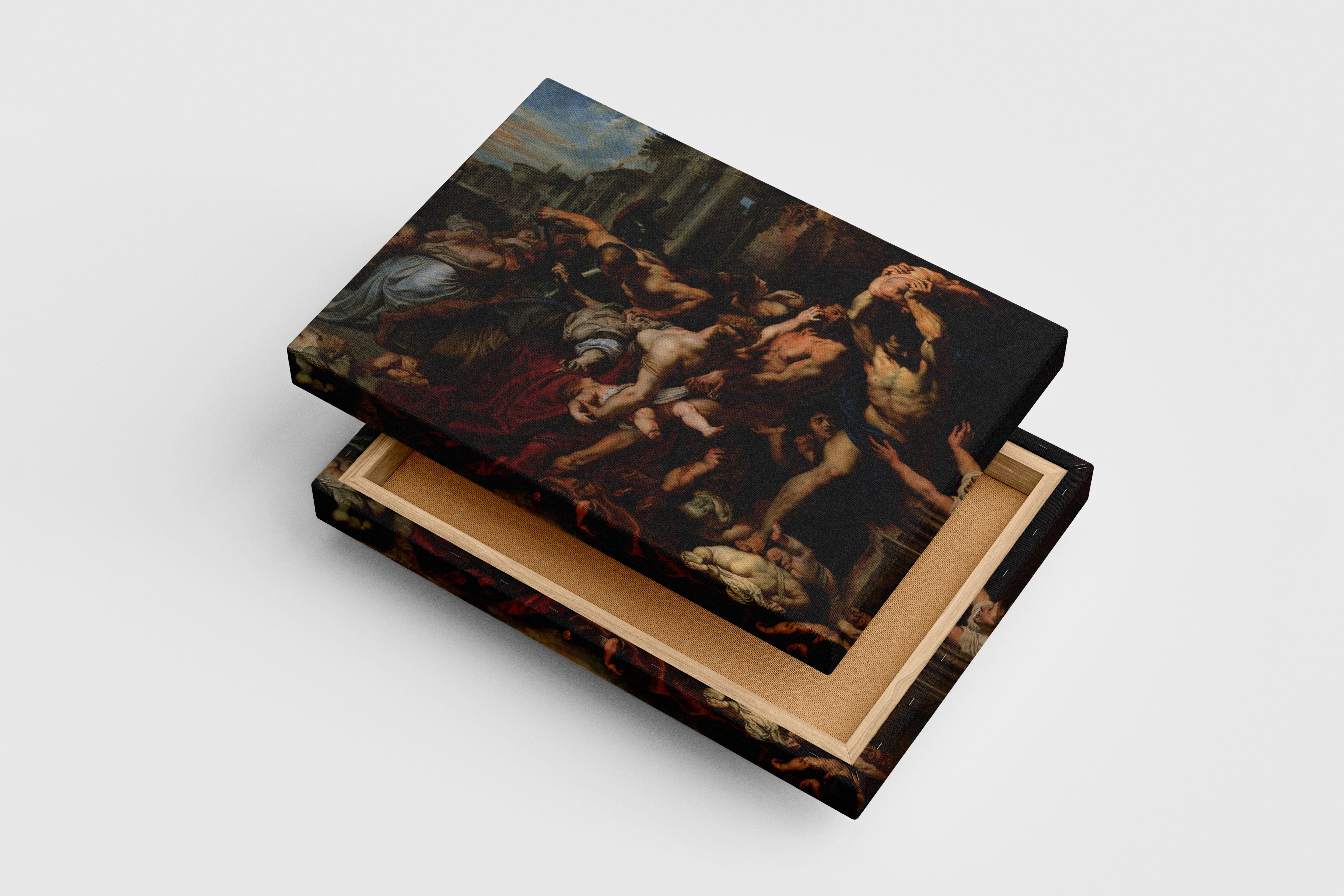 Peter Paul Rubens'in Sarsıcı Başyapıtı Masumların Katliamı Barok Kanvas Tablo