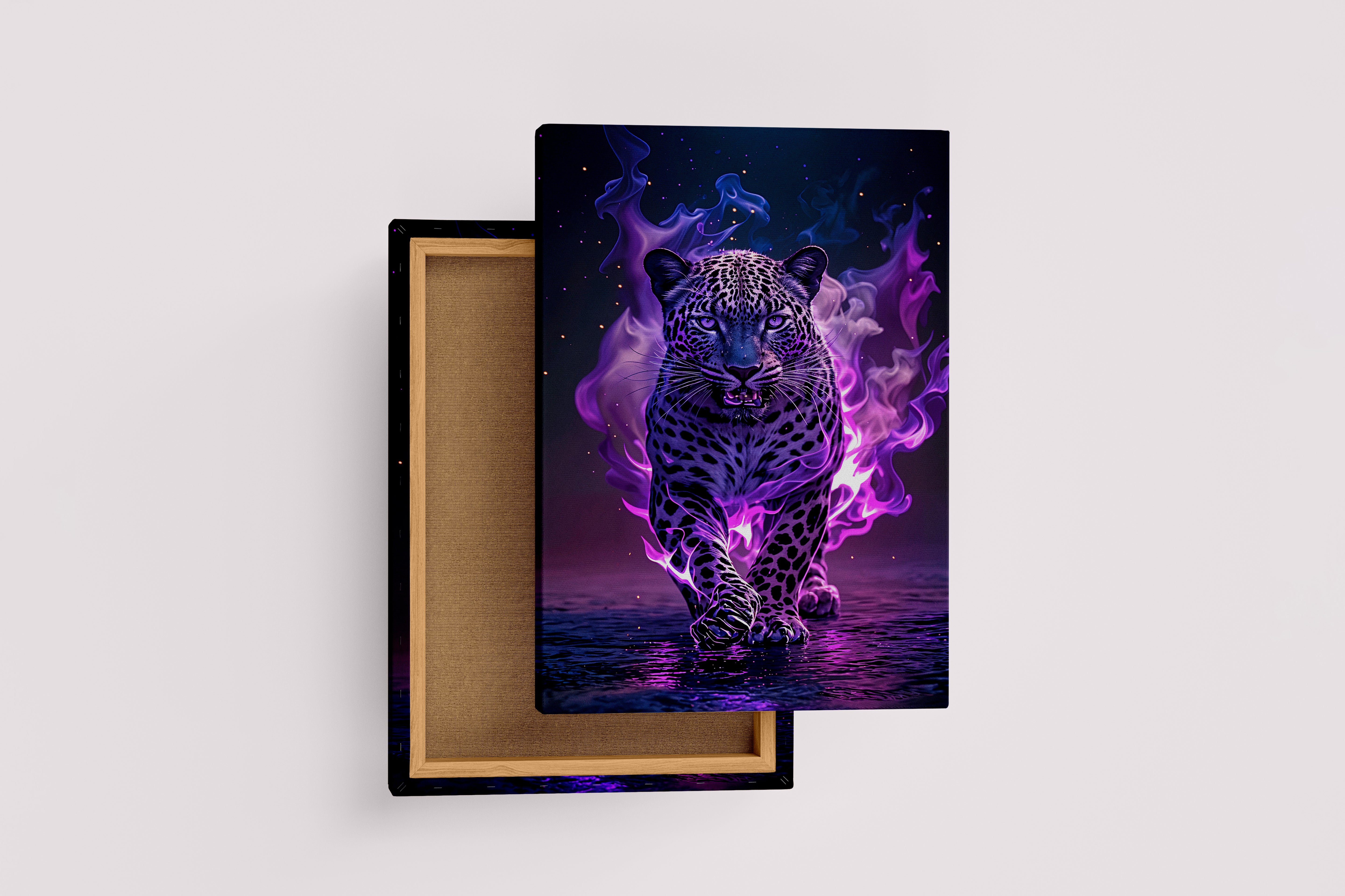 ai creation, manipulative jaguar model 2, pet, ai art, art, kanvas tablo