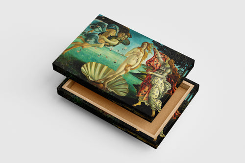 Sandro Botticelli'nin Rönesans Başyapıtı Venüs'ün Doğuşu Kanvas Tablo