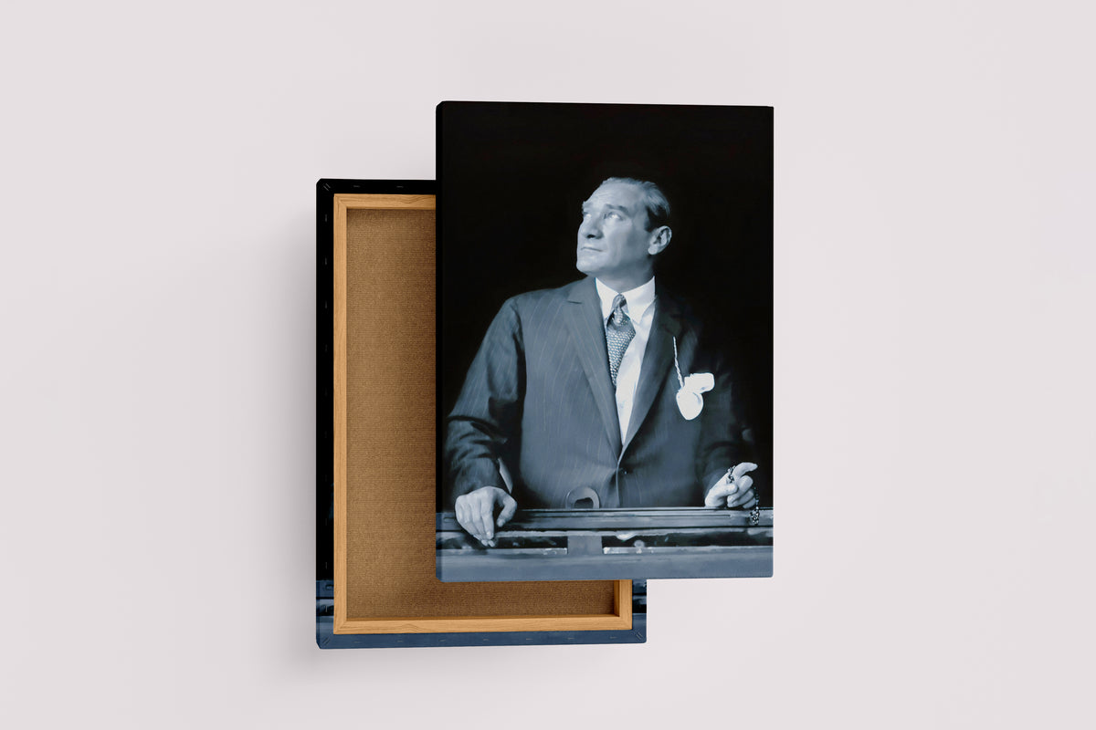 Atatürk portre model 6, art, kanvas tablo
