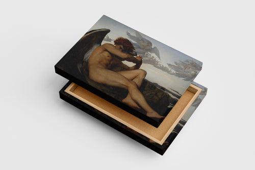 Alexandre Cabanel'in Dramatik Başyapıtı Düşmüş Melek (Fallen Angel) Akademik Sanat Kanvas Tablo
