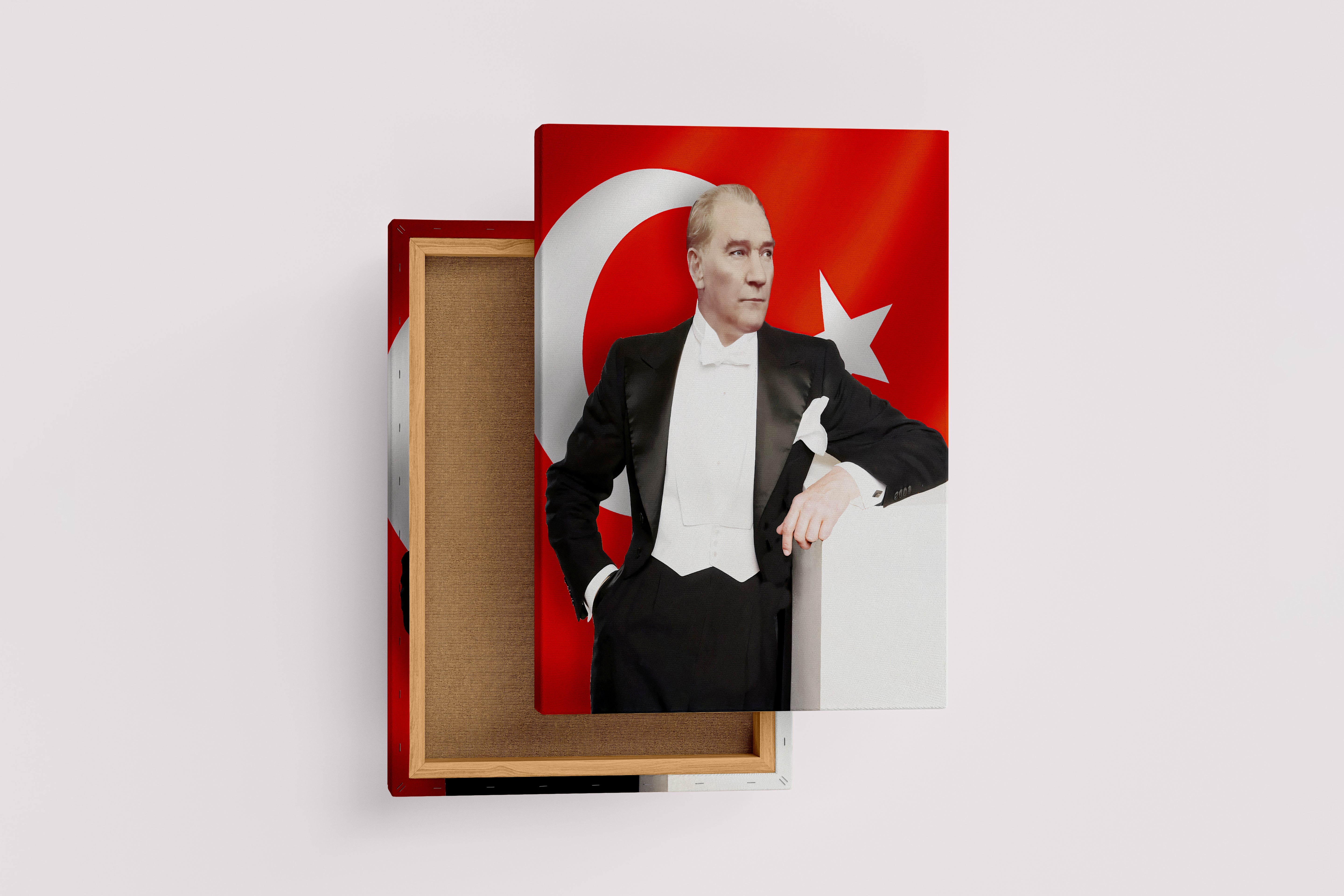 Atatürk portre model 17, art, kanvas tablo
