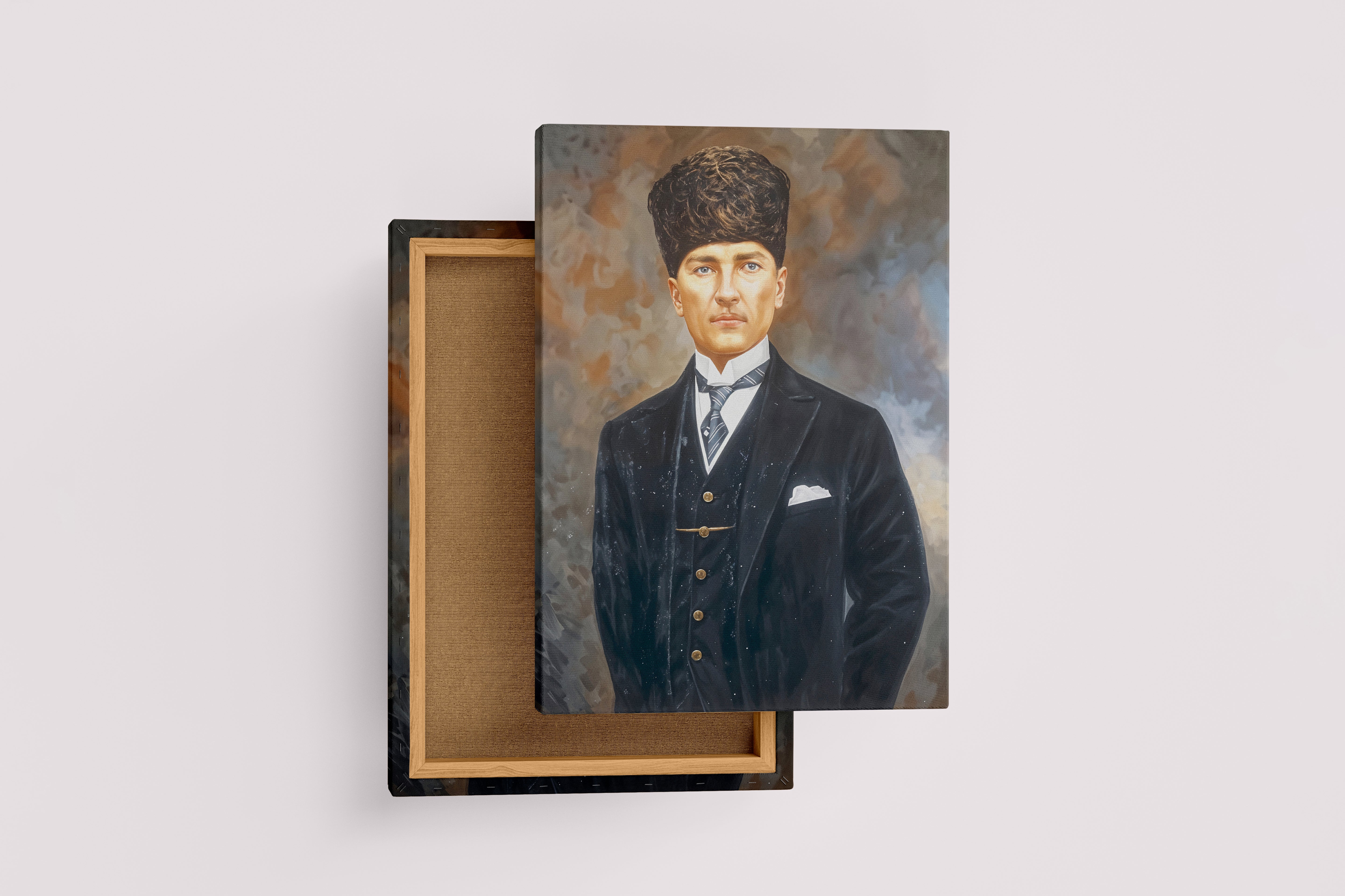 Atatürk portre model 10, art, kanvas tablo
