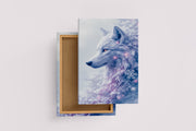 ai creation, magnificent looking wolf, pet, ai art, art, kanvas tablo