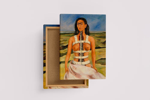 Frida Kahlo Kırık Sütun Kanvas Tablo