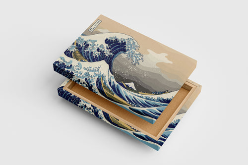 Katsushika Hokusai Kanagawa Dalgası Ukiyo-e Ando Kanvas Tablo