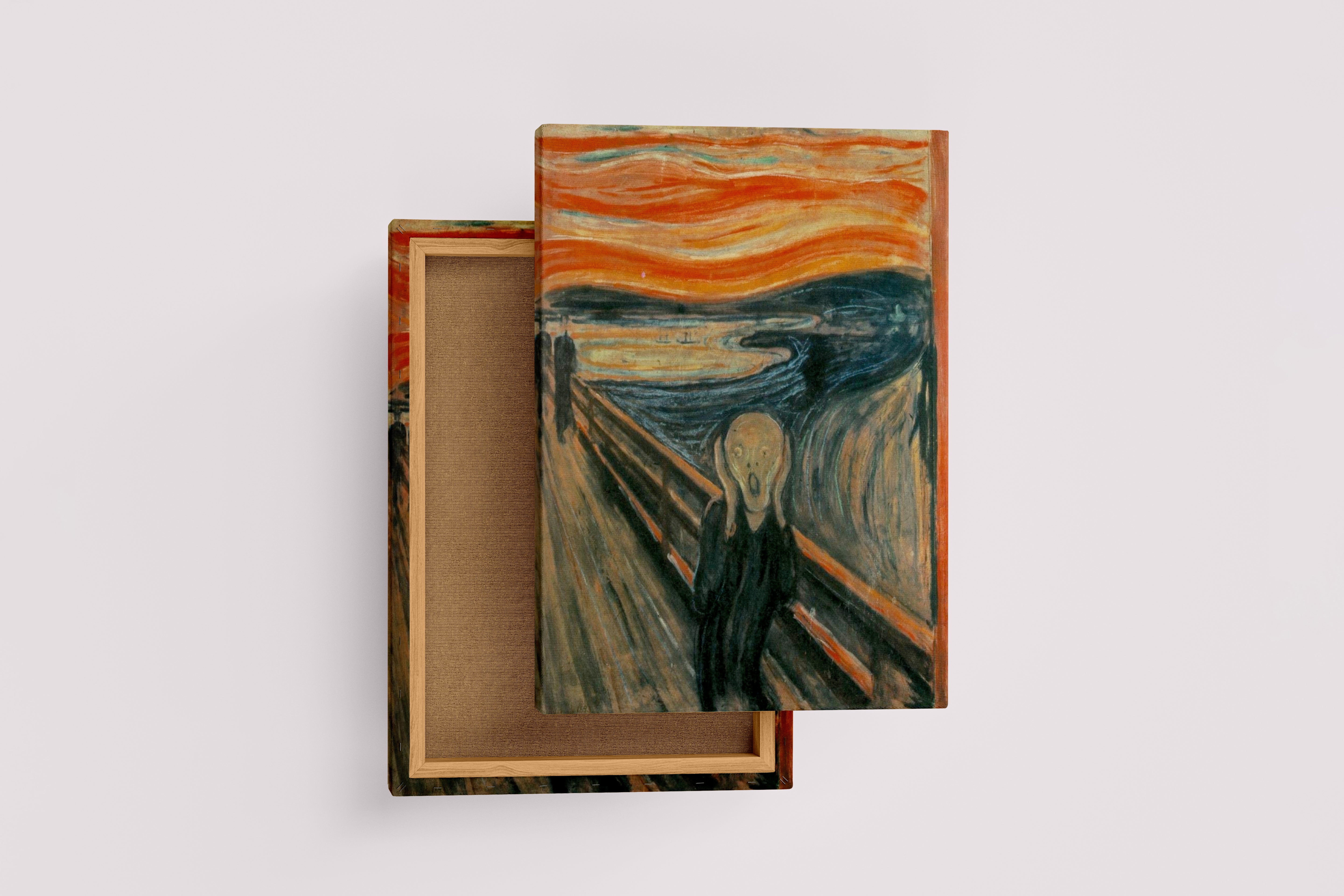 Edvard Munch Çığlık Kanvas Tablo