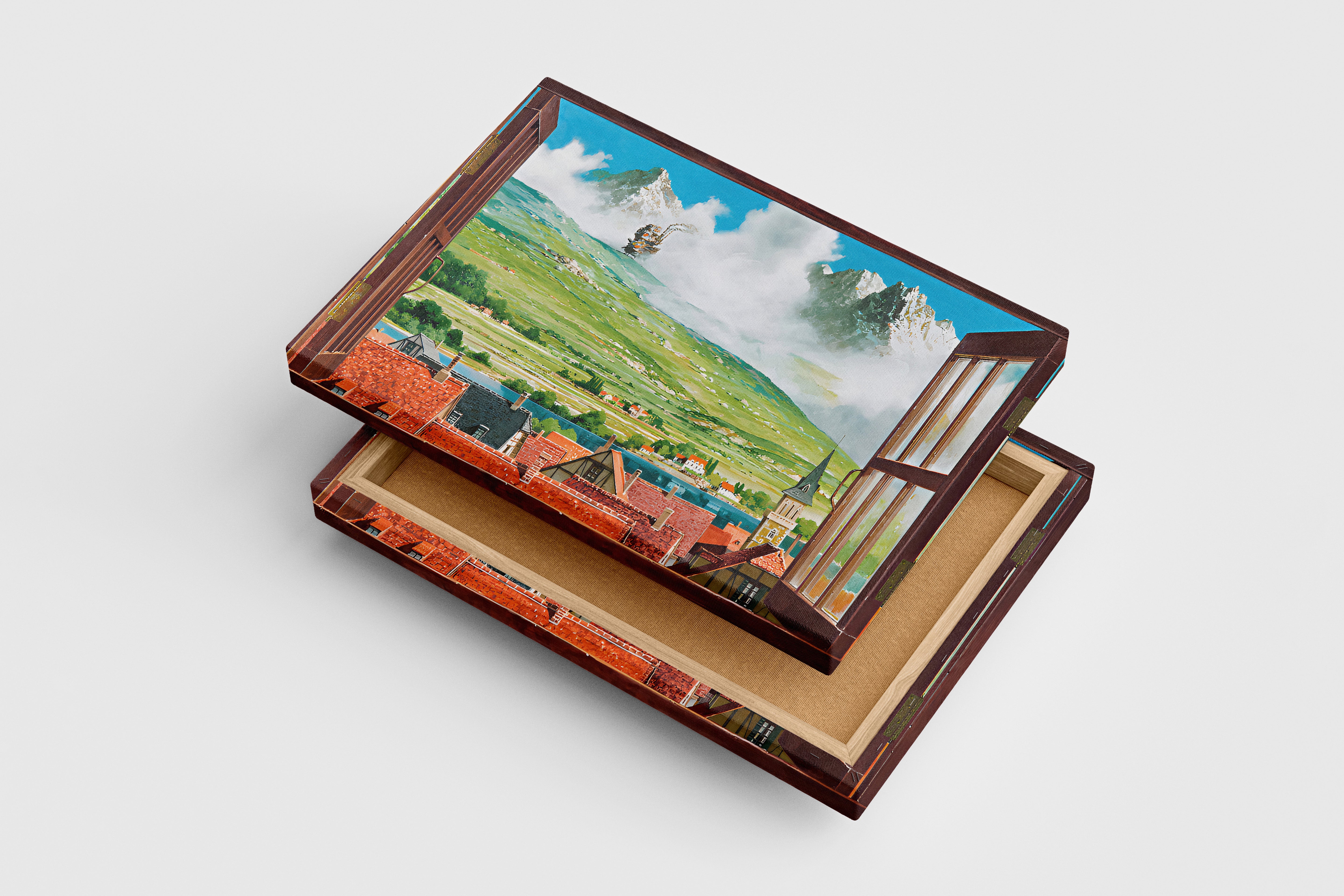 howls moving castle model 2, anime, studio ghibli theme, art, kanvas tablo