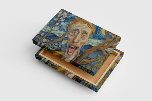 ai creation, van gogh portre, ai art, art, kanvas tablo