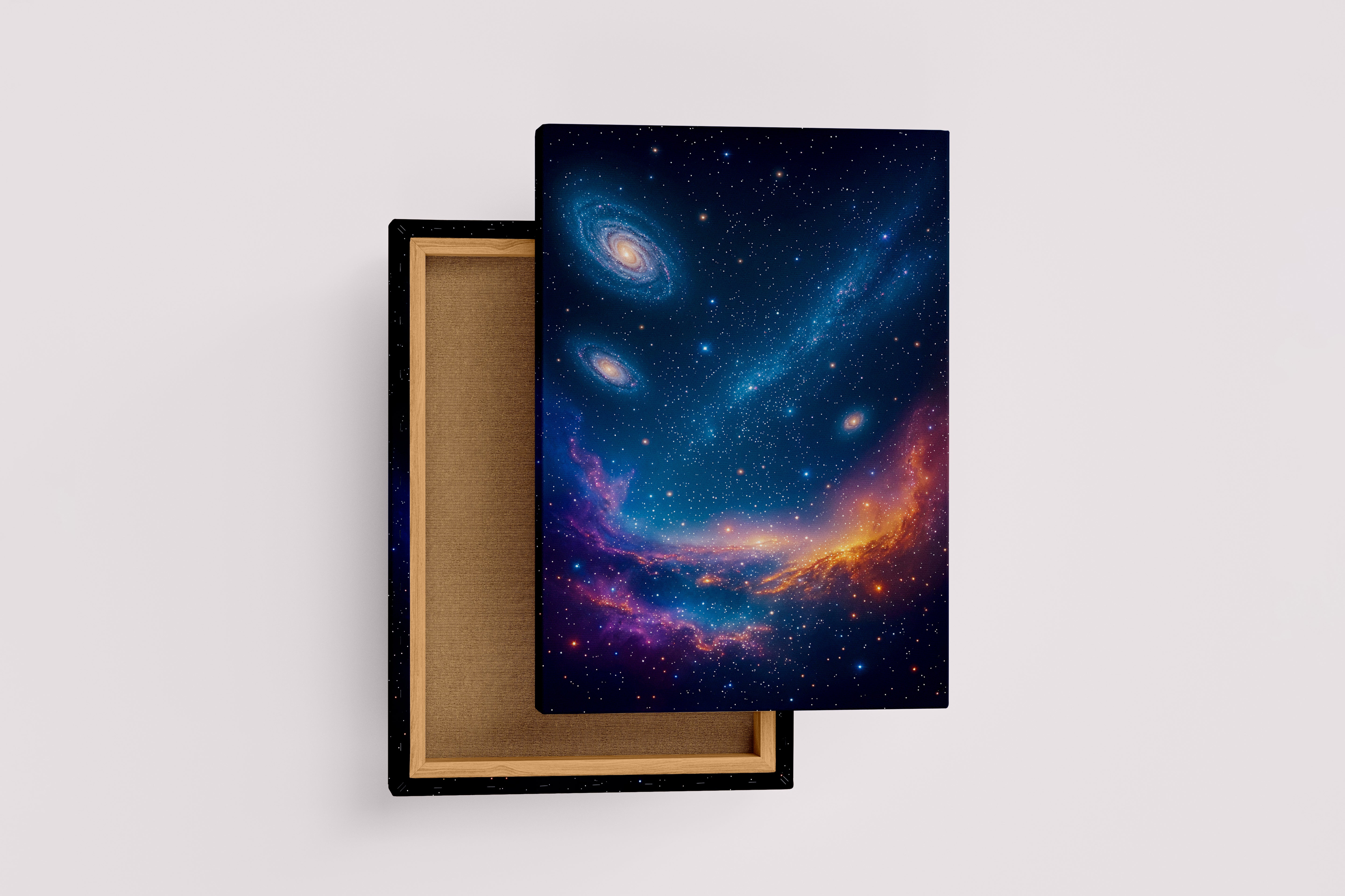 ai creation, nebulas, stars and spacescapes view, ai art, art, kanvas tablo