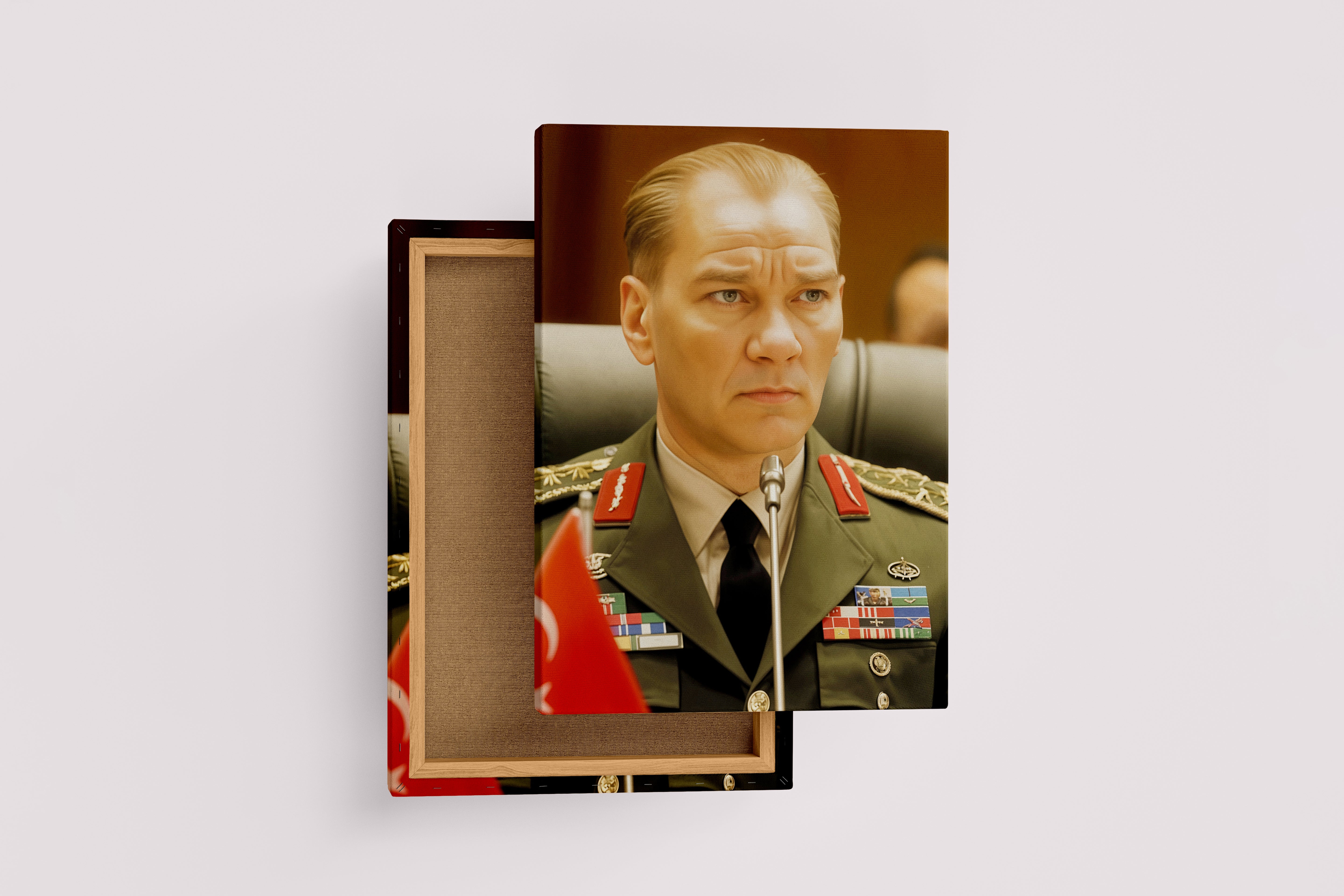 Atatürk portre model 7, art, kanvas tablo