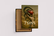 ai creation, 7 sins, snakes effect, quote, ai art, art, kanvas tablo