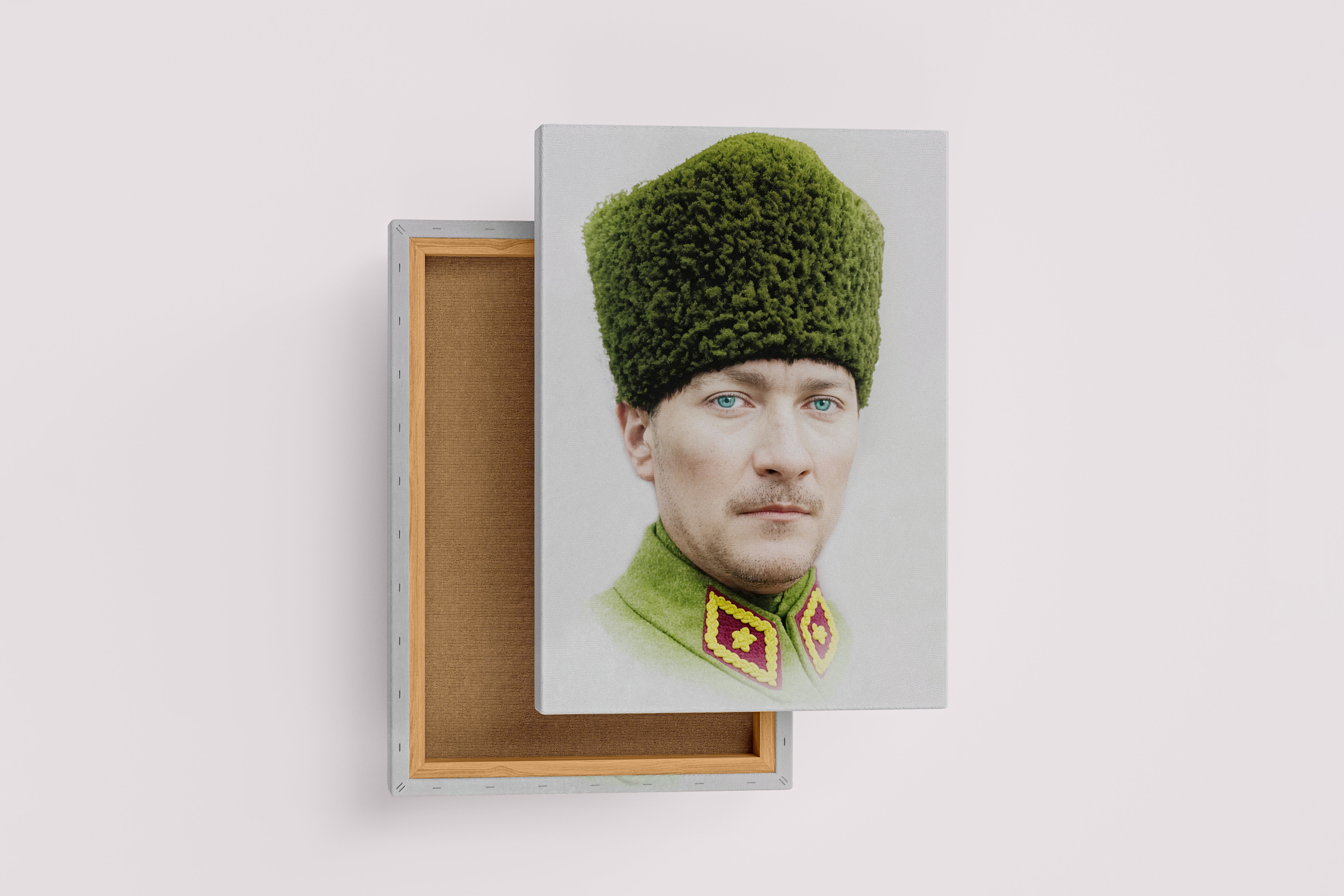Atatürk portre model 1, art, kanvas tablo