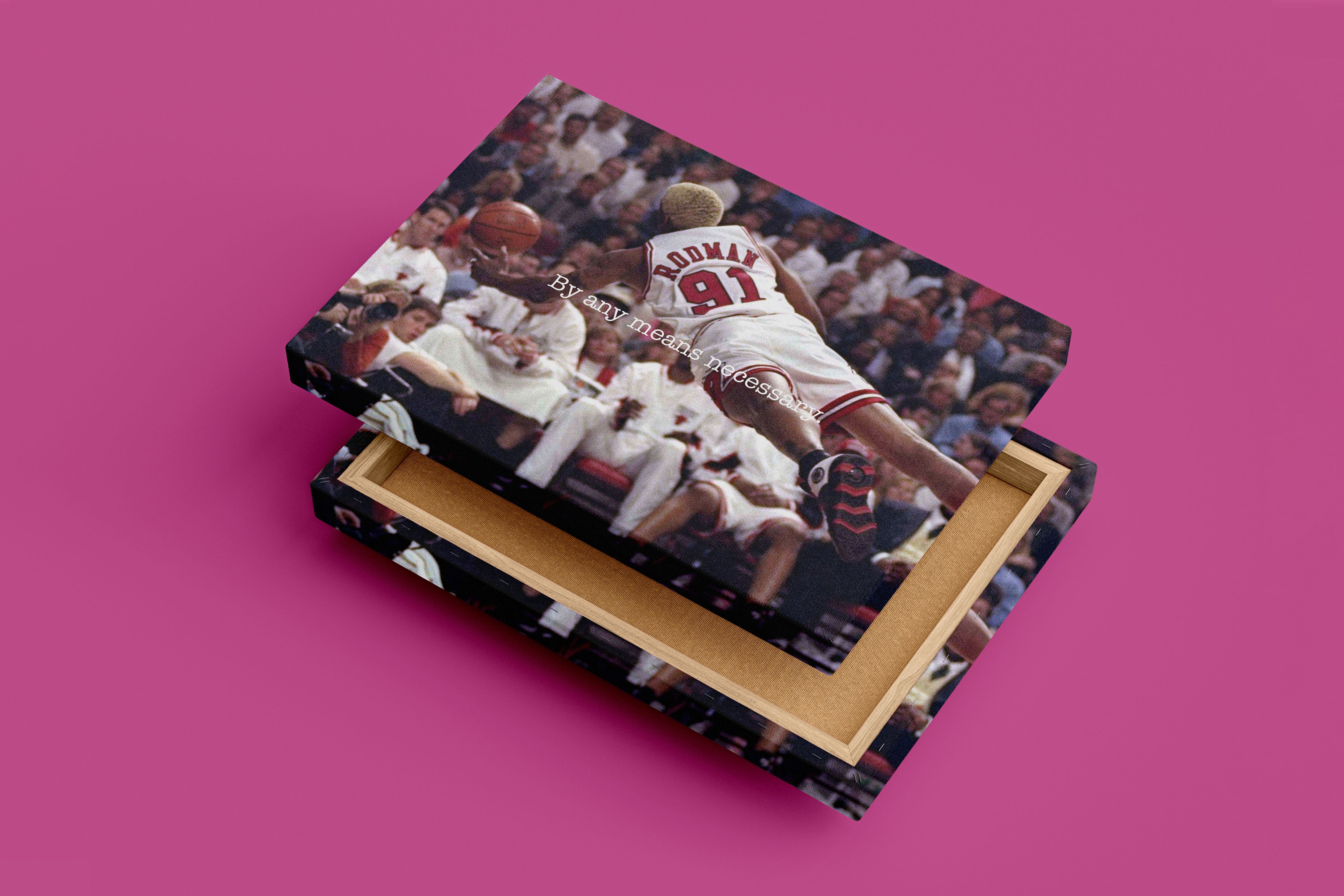 by any means, dennis rodman, sport, kanvas tablo