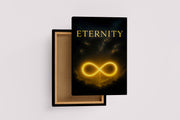 ai creation, eternity, quote, ai art, art, kanvas tablo