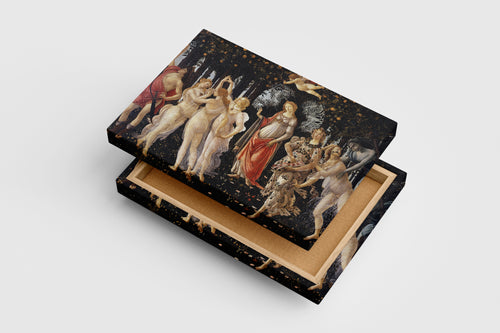 Sandro Botticelli İlkbahar Bahçesi Alegori La Primavera Kanvas Tablo