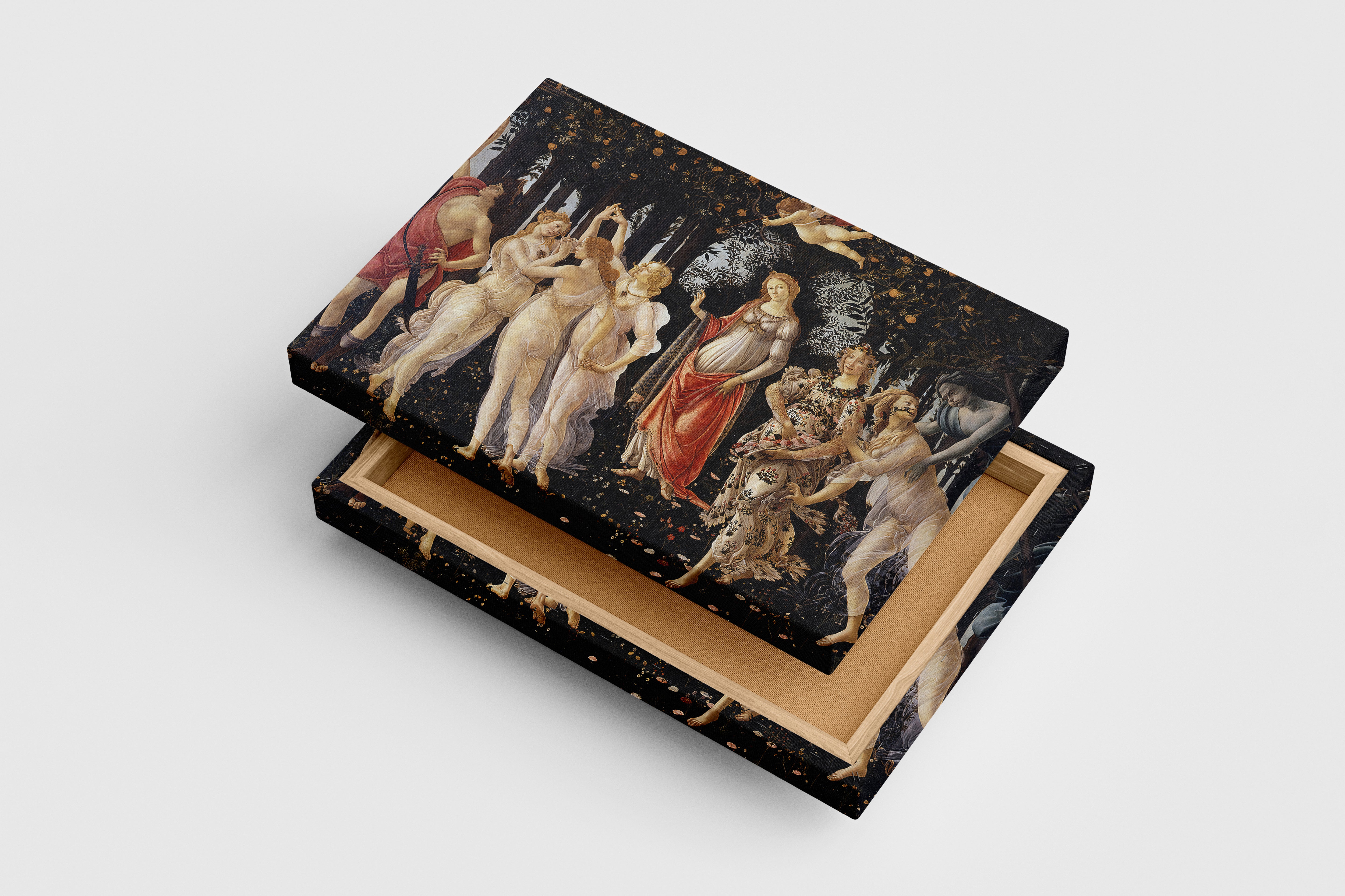 Sandro Botticelli İlkbahar Bahçesi Alegori La Primavera Kanvas Tablo