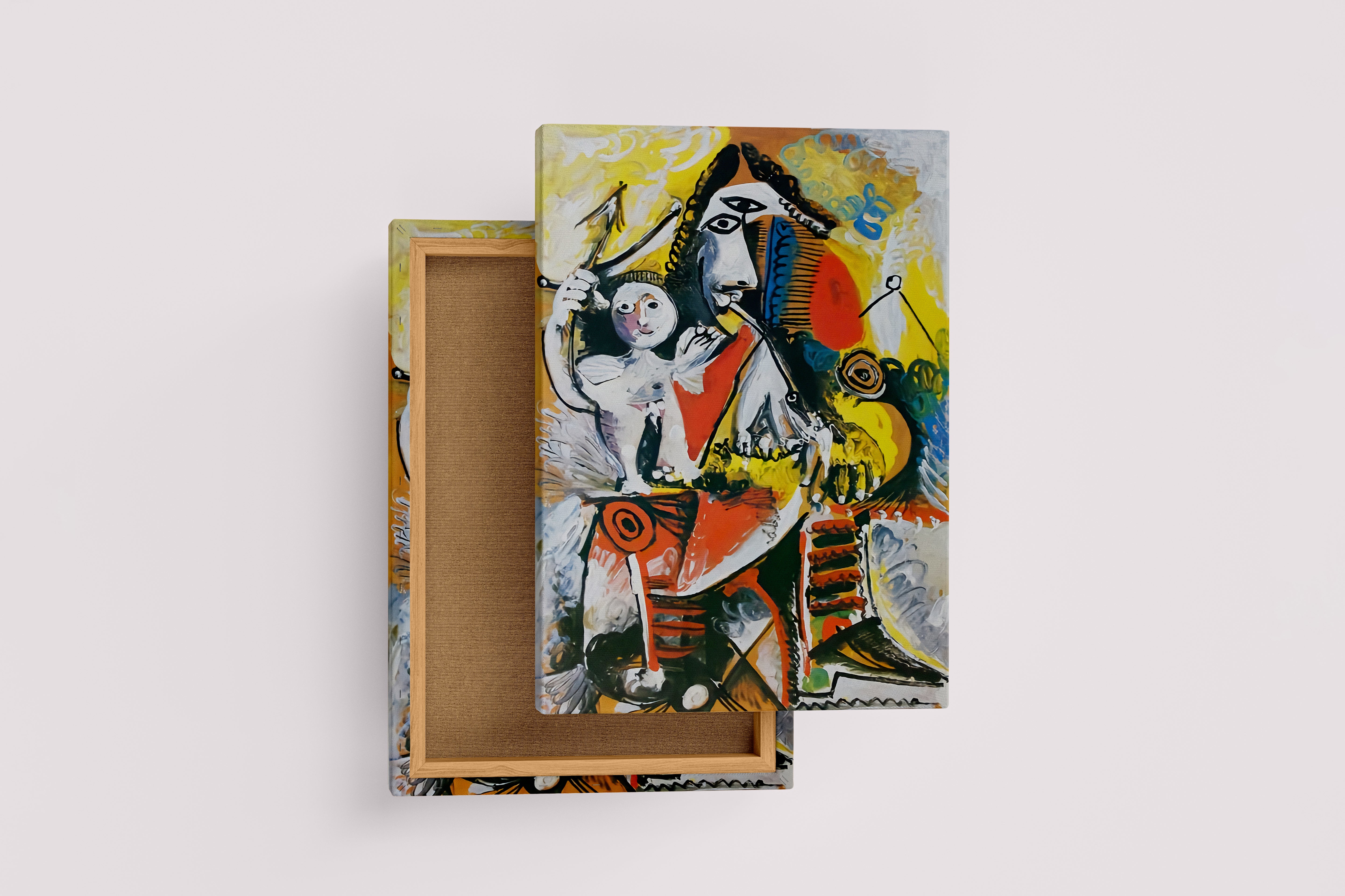 Pablo Picasso Müzik ve Figürler Ekspresif Kompozisyon Kanvas Tablo
