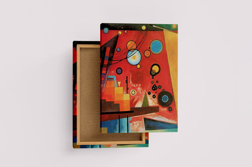 Wassily Kandinsky Geometrik Kompozisyon Soyut Sanat Kanvas Tablo